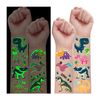 Leesgel 30 Sheets Luminous Dinosaur Tattoos for Kids, Dinosaur Stickers, Dinosaur Gifts Toys for Boys Glow Dinosaur Birthday Decorations Supplies, Dinosaur Game Sweets Party Bag Fillers