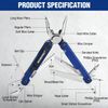 WORKPRO 18-in-1 Stainless Steel Multi Tool Plier EDC Multitool with Pocket Knife