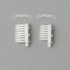 Replacement Head Toothbrush, Sa-Les De Mu Replacement Brush, Set of 6, Compact
