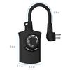 HBN 2Pcs Outdoor Light Timer Waterproof,Pho