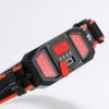 Bright Beam BBH100 Series headlamp with red warning light 230° Wide Angle