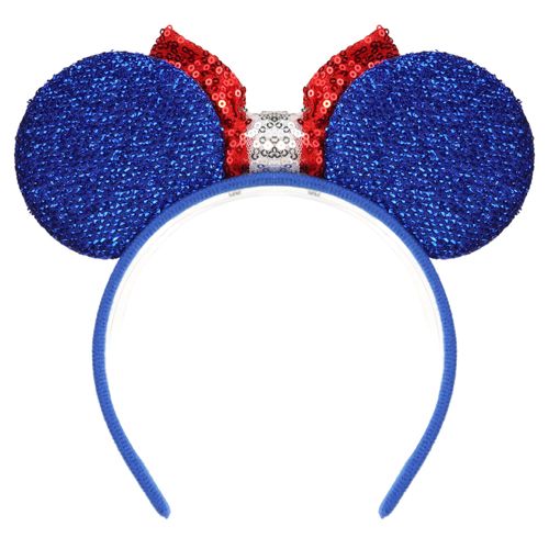 Needzo 4th of July Mouse Ears Headband, Patriotic Hair Accessories and Party Props, One Size
