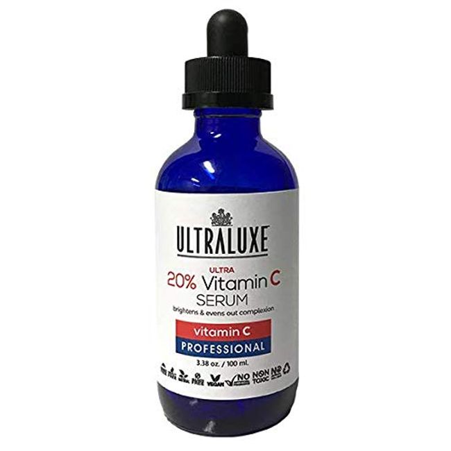 ULTRALUXE SKIN CARE Anti-Aging 20% Vitamin C Serum 1oz