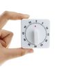 MTQY 60 Minute Mechanical Kitchen Timer 2.36x2.36x0.98inch 60 Minute Reminder Kitchen Cooking Baking Timer Time Management Tool