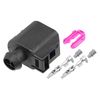 uxcell No.8T0973702/6E0973702 2pin ABS Sensor Connector Set for VW for Audi