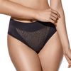 Selene Damen Slip mit hoher Taille Norma 2er Pack - Schwarz , 44