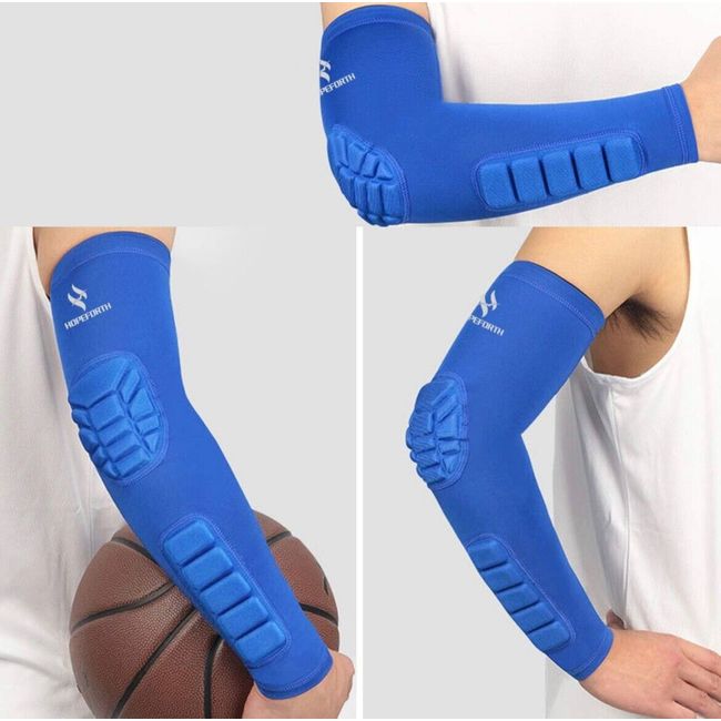 2PCS XL HOPEFORTH Padded Elbow Forearm Sleeves Compression Arm Protective