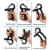 2 Hand Grip Strength Power Trainer Gripper Strengthener Adjustable Gym Exerciser