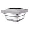 Classy Caps SL078W PVC Regal Solar Post Cap, 4" x 4", White