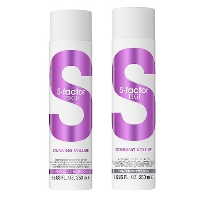 Tigi S Factor Stunning Volume Shampoo & Conditioner 8.5 Oz