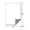 A-one Outdoor Sign Label (Laser Printer), Non-See Through Type (4172540) 31040