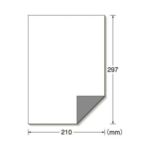 A-one Outdoor Sign Label (Laser Printer), Non-See Through Type (4172540) 31040