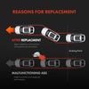 Rear Left Side ABS Wheel Speed Sensor for Mazda CX-3 2017-2018 All Wheel Drive