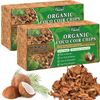 2 Pcs Coconut Coir Chips for Plants - 2.2 LB 100% Organic Coco Husk Chip Bricks