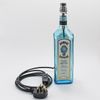 Bottle Lamp kit21 | 19-21mm Bung | Black Cable | Chrome Lampholder.