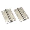 McReady Box Hinges - 2.5 Inch Cabinet Hinges, Stainless Steel Silver, 4 PCS