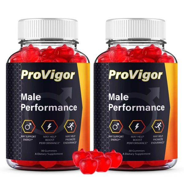 (2 Pack) ProVigor Gummies For Men - Advanced Formula Vitamin Supplement