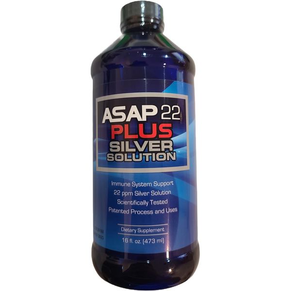 - ASAP 22 plus Silver Solution - Immune System Support, 22 Ppm Silver Solutio...