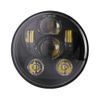 Harley LED Headlight 5.75" Black Waterproof Hi/Lo LED Projector