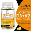 Vitamin K2+D3 Supplement Healthy Heart,Promotes Strong Bones,Regulate Metabolism
