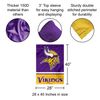 Minnesota Vikings Two Sided House Flag