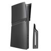 Suitable for PS5Pro digital distribution/optical drive version with replacement panel, ABS material with unique support and black minimalist style (optical drive version)