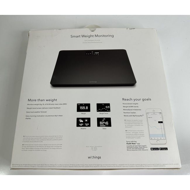 Withings Body - Weight & BMI Wi-Fi Scale 