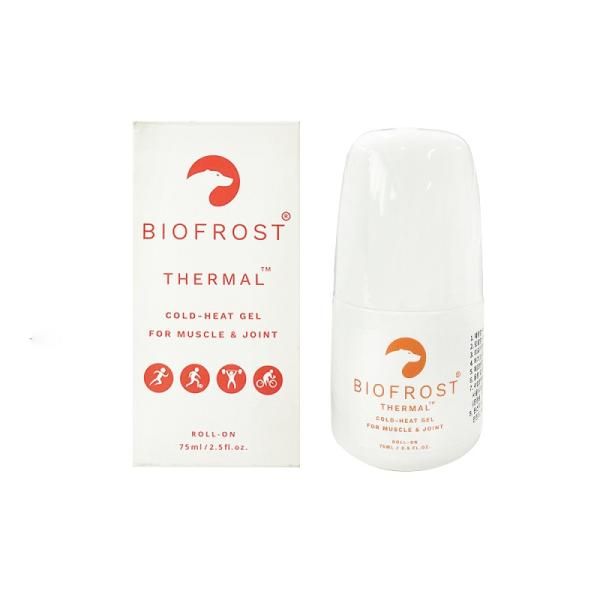 Headquarters Biofreeze Biofrost Dermal Roll-On 75ml Medical Gel Muscle Pain Paste Stick Type