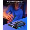 HELLCOOL Switch 2 Charging Dock,Switch 2 Controller Charger with Charging Station/LED Indication/Charging Cable, 4 Joy Con Charger Compatible with Nintendo Switch/OLED