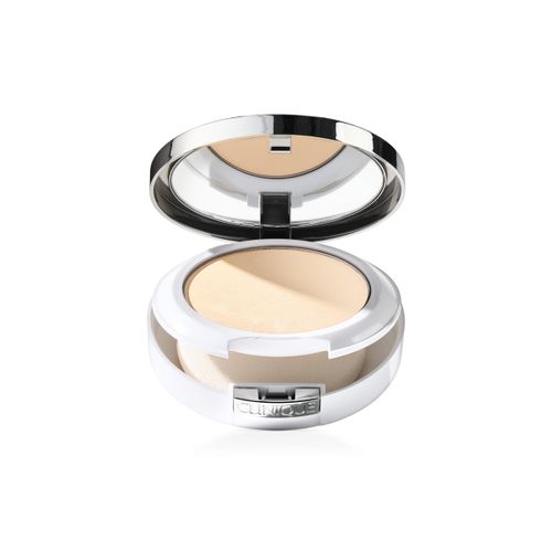 Clinique Beyond Perfecting Powder Lightweight Full Coverage Foundation + Concealer For Dry Combination to Oily Skin Types, Dune