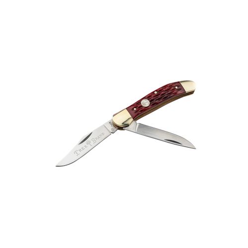 Boker Copperhead 3.75 Inch Pocket Knife, Jigged Red Bone, Traditional Series 2.0, Made in Germany