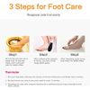 Rainmae Foot Files for Hard Skin,8 Packs Double-Sided Foot Rasp File and Callus Hard Skin Remover for Wet and Dry Cracked Feet(White)