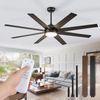 Ceiling Fans with Lights, 72 Inch Large Ceiling Fan with Light and Remote, Outdo