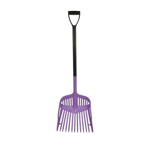 Other HAROLD MOORE SHAVINGS FORK EXTENDED D-GRIP HANDLE, clear