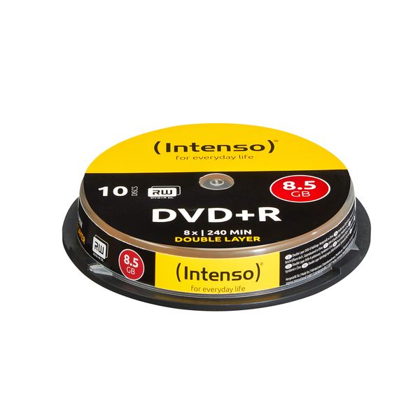 Intenso 4311142 Double Layer DVD+R (8,5GB, 8 x Speed, 10er Spindel)