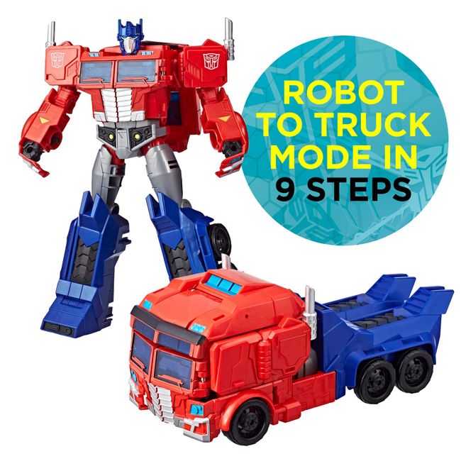 Transformers: Bumblebee Cyberverse Adventures Optimus Prime Kids Toy Action  Figure for Boys and Girls (9”) 