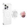 Blush pink agate crystals colors modern design pattern -Pink PopSockets PopGrip for MagSafe