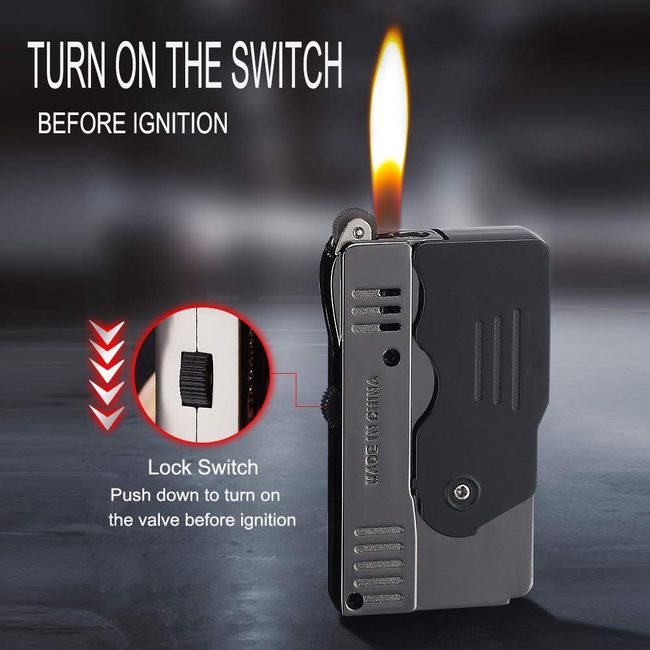 Torch Lighter Switchable Soft / Jet Flame Cigarette Cigar & Pipe