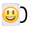 Funny Smile Face Text Image We send each other Coffee Mug-0165-Black