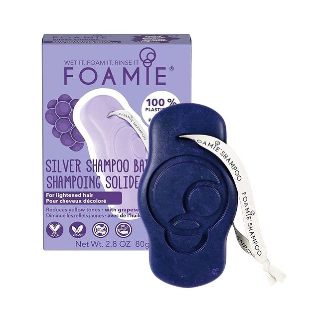 Foamie Silver Linings Shampoo Bar Boyalı Sarı Saçlar İçin Katı Şampuan 80 g