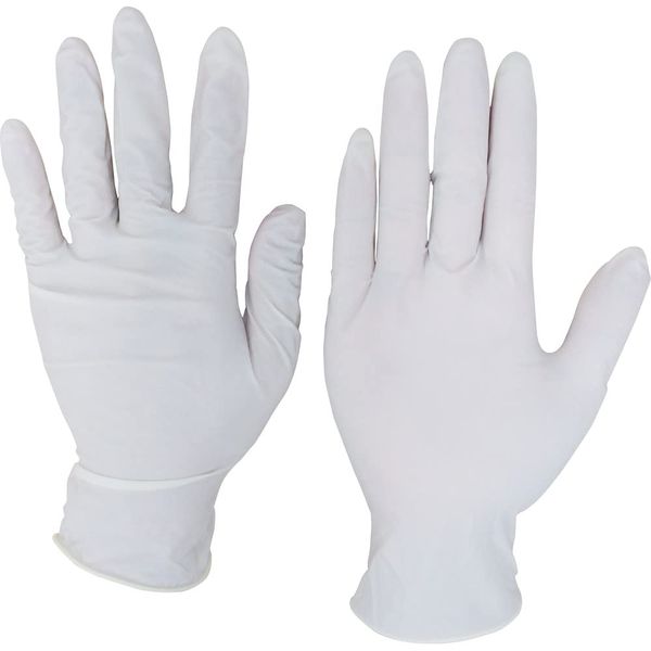 Singer Latex Gloves Powder Free with Slip Retention, Medium Size, 100 Pieces