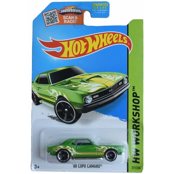 Hot Wheels '68 Copo Camaro, HW Workshop 211/250 [Green]