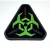 Green Biohazard Knives PVC Patch, Tactical Resident Evil Morale Patch