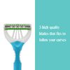 Skintimate Coconut Delight 3 Blade Disposable Razor For Women, 4 Count (Pack of 3)
