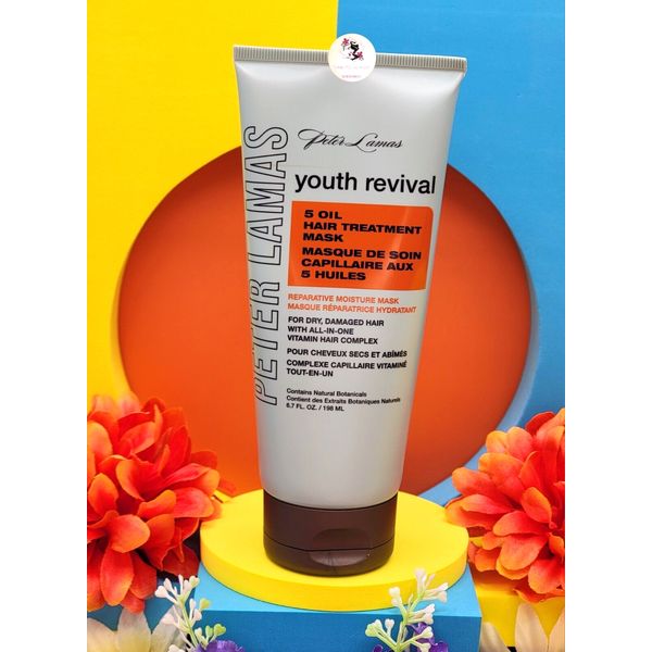 Peter Lamas Youth Revival 5 Oil Hair Treatment Mask 6.7oz/198mL FULL SIZE SEALED