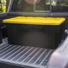 Sterilite 38 Gallon Industrial Stackable Storage Tote Lidded Containers, 8 Pack