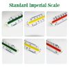Architectural Scale Ruler, 12” Plastic Architect Scale, Triangular Ruler for Architects, Students, Engineers, Drawing Drafting Tools