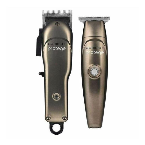 GAMMAPIU' Protégé Professional Barber Hairdressers Salon Cordless Hair Clipper & Trimmer Combo