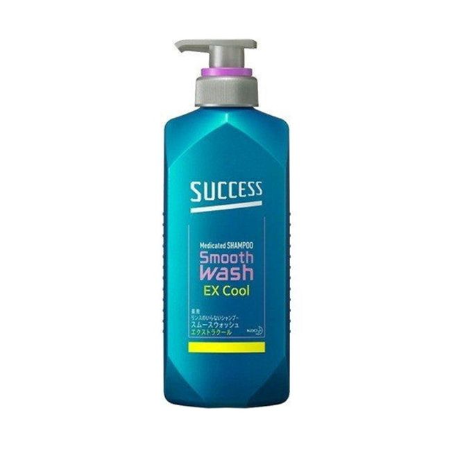 Kao Success No Rinse Medicated Shampoo Smooth Wash Extra Cool Main Body 400mL