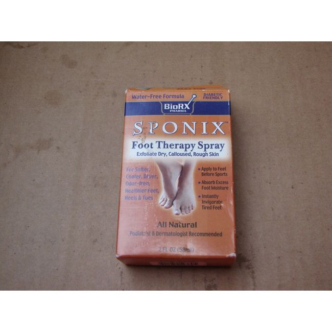 BIORX SPONIX FOOT THERAPY SPRAY 2 OZ FREE SHIPPING QUANTITY DISCOUNT